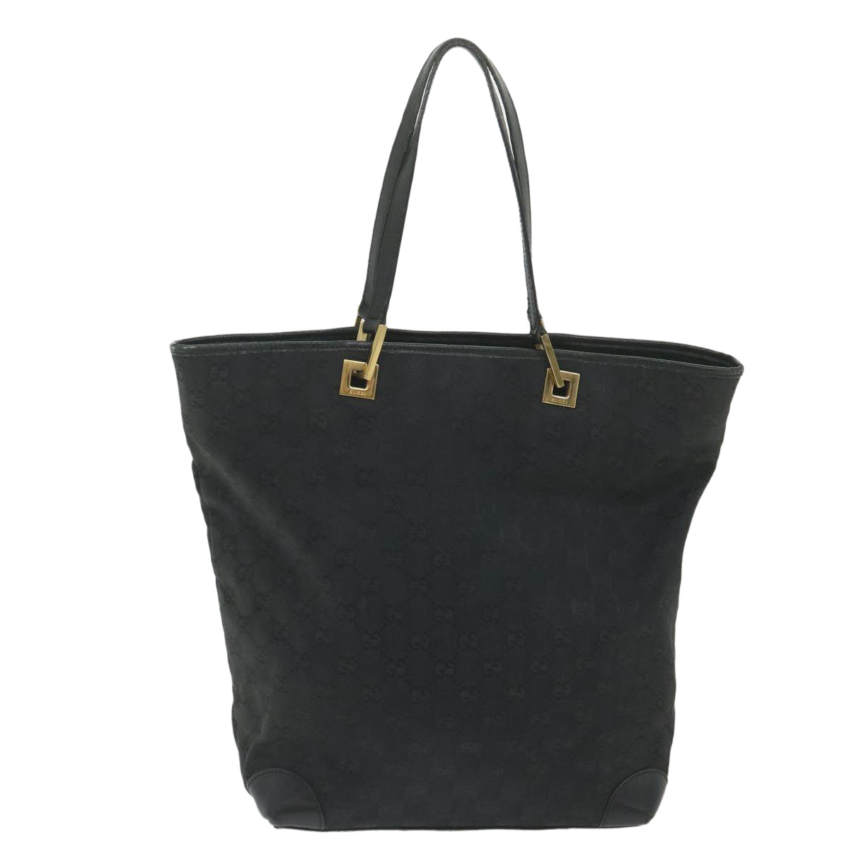 GUCCI GG Canvas Tote Bag Black 002 1098 2404  59972