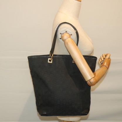 GUCCI GG Canvas Tote Bag Black 002 1098 2404  59972