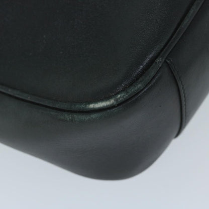 GUCCI Bamboo Shoulder Bag Leather Black 001 1705 1638  59973