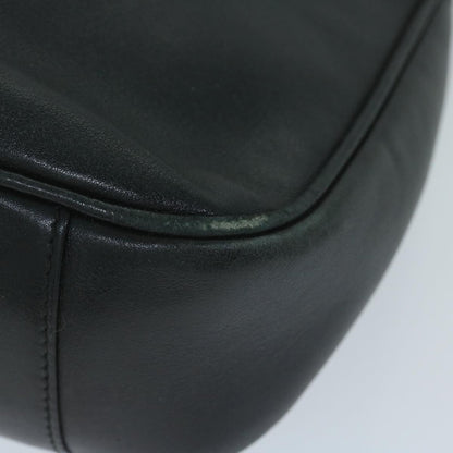 GUCCI Bamboo Shoulder Bag Leather Black 001 1705 1638  59973