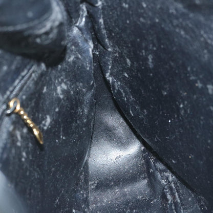GUCCI Bamboo Shoulder Bag Leather Black 001 1705 1638  59973