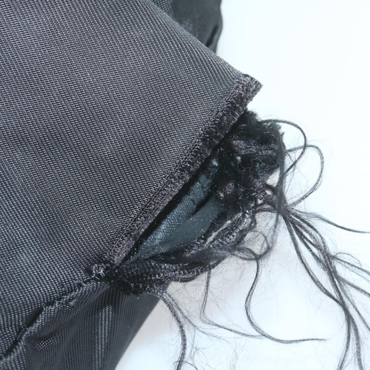 GUCCI Bamboo Tote Bag Nylon Black 002 2058 0412 5  59979