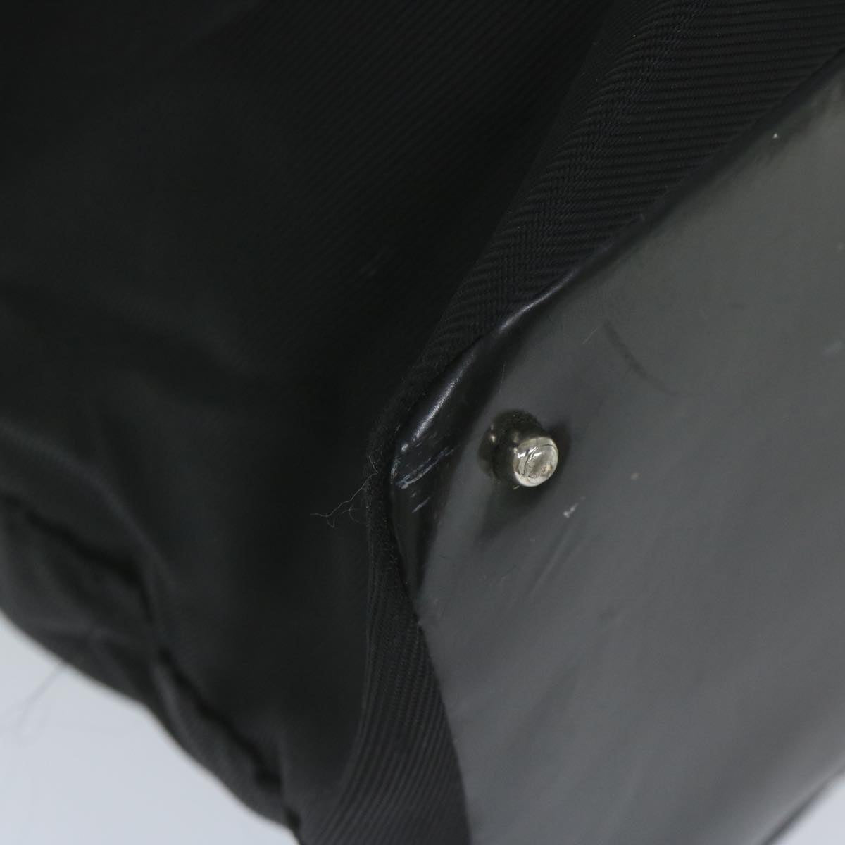 GUCCI Bamboo Tote Bag Nylon Black 002 2058 0412 5  59979