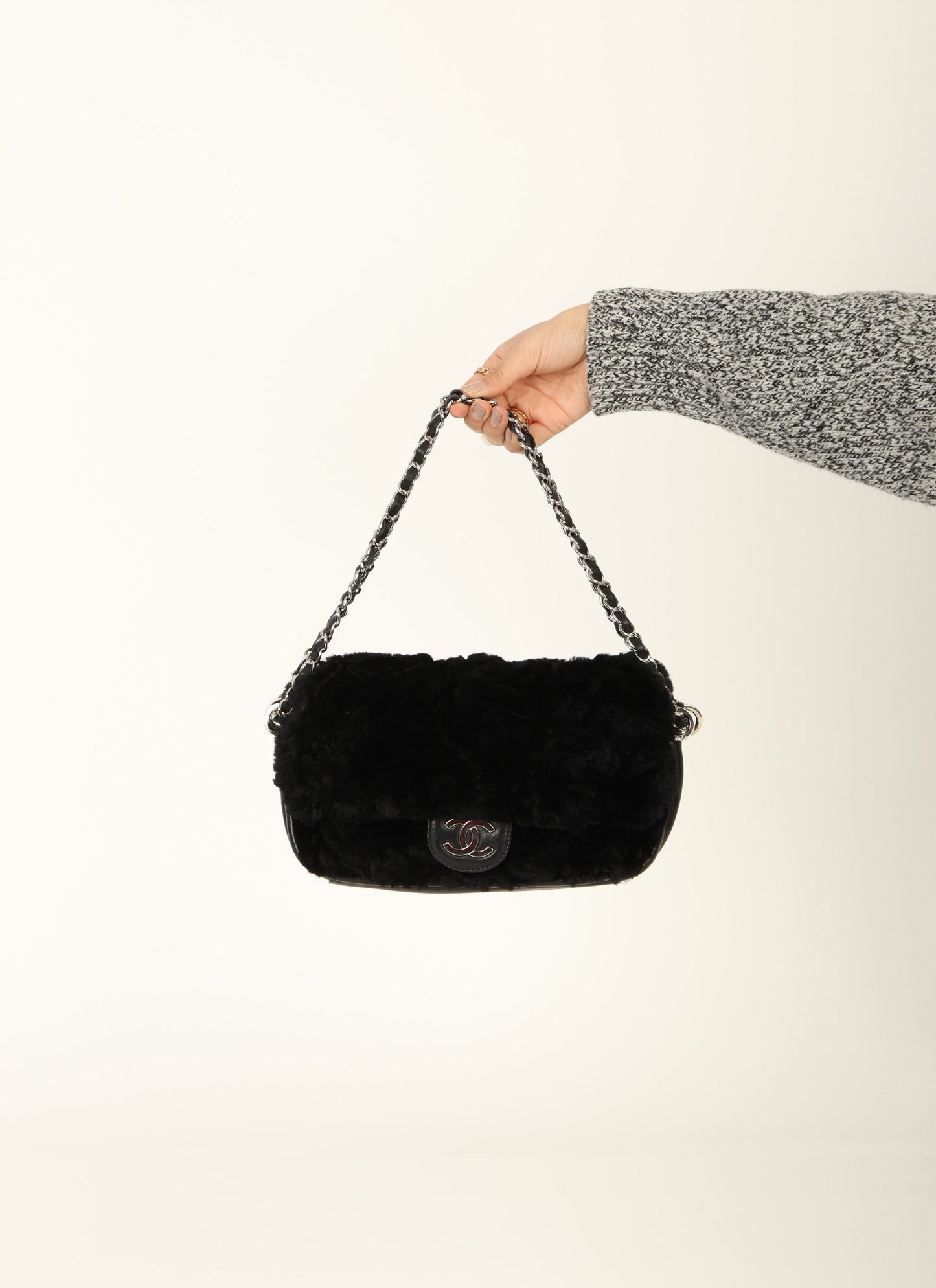 Chanel 2006 Fur Medium Flap