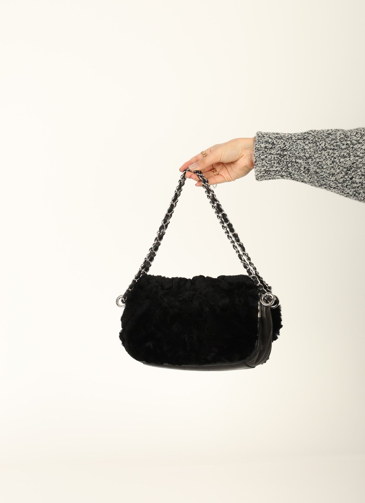 Chanel 2006 Fur Medium Flap
