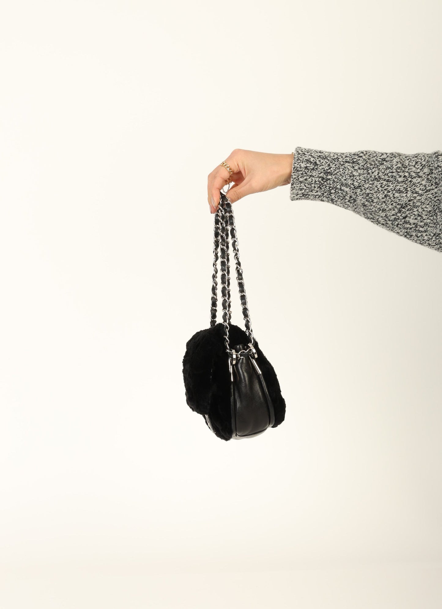 Chanel 2006 Fur Medium Flap