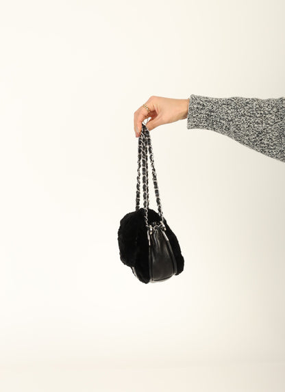 Chanel 2006 Fur Medium Flap