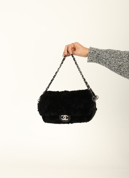 Chanel 2006 Fur Medium Flap