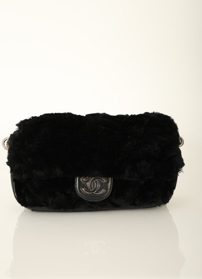 Chanel 2006 Fur Medium Flap