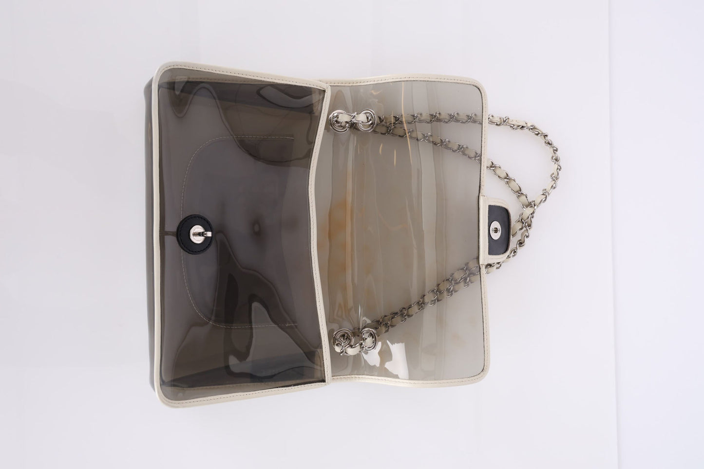 Chanel 2007 Transparent Heart Classic Flap