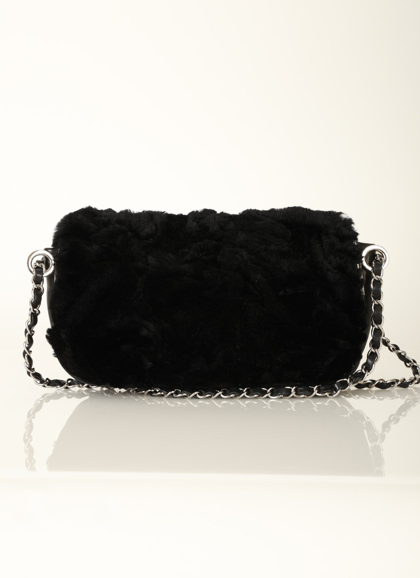 Chanel 2006 Fur Medium Flap