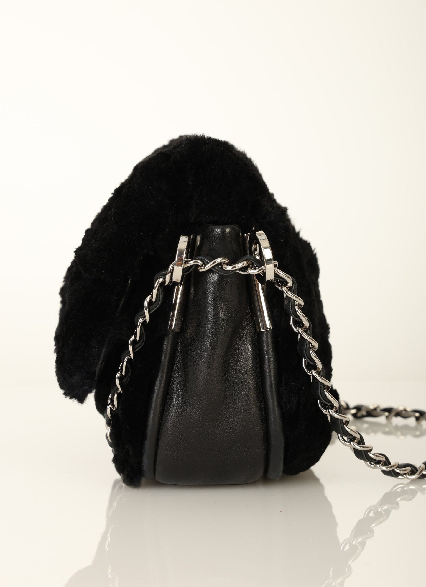 Chanel 2006 Fur Medium Flap