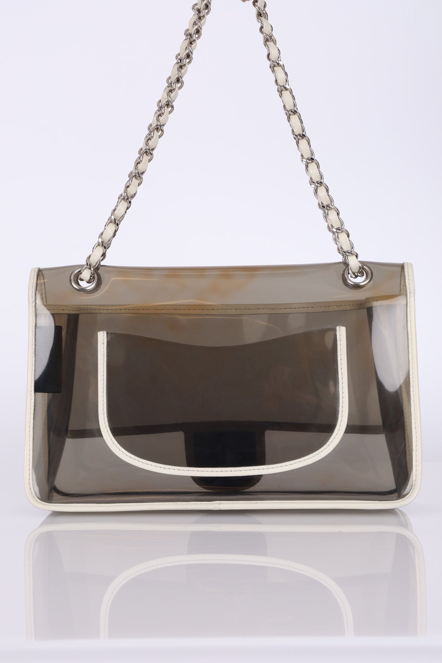 Chanel 2007 Transparent Heart Classic Flap