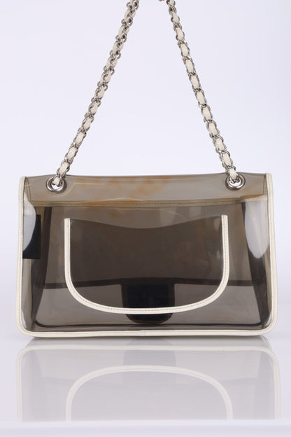 Chanel 2007 Transparent Heart Classic Flap
