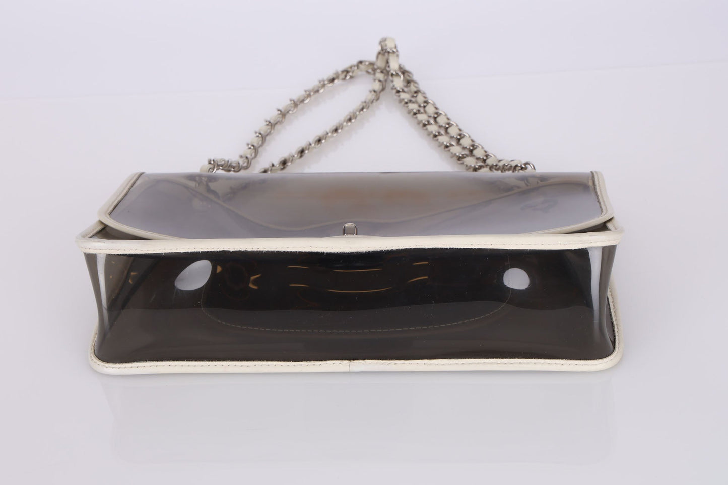 Chanel 2007 Transparent Heart Classic Flap