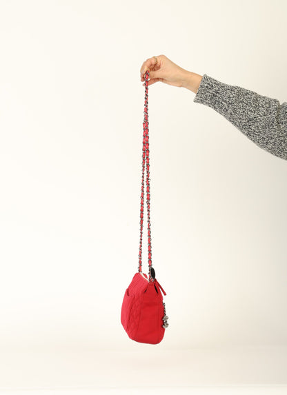 Chanel 2008 Jersey Charm Crossbody
