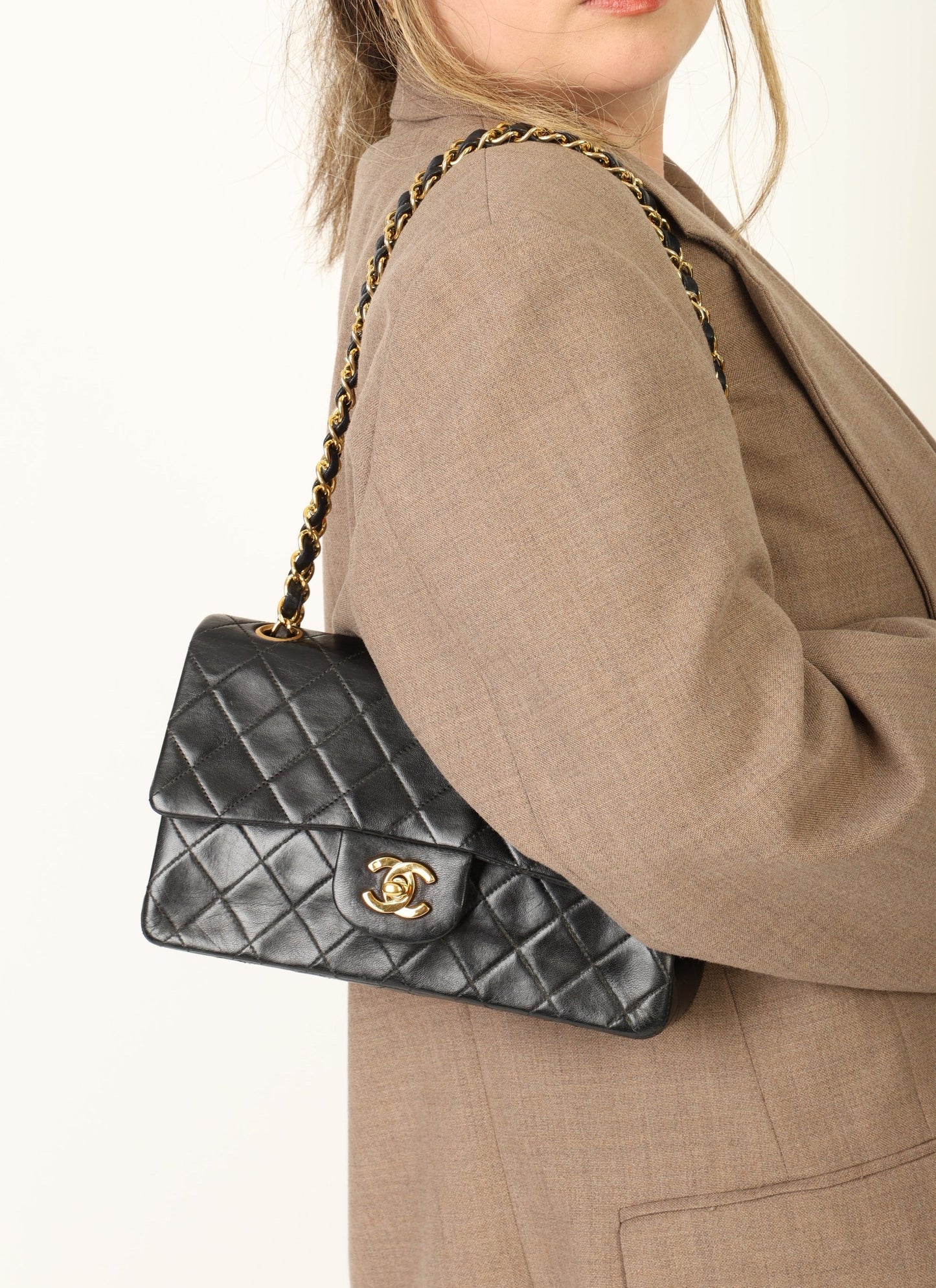 Chanel 1989 Lambskin Small Double Flap