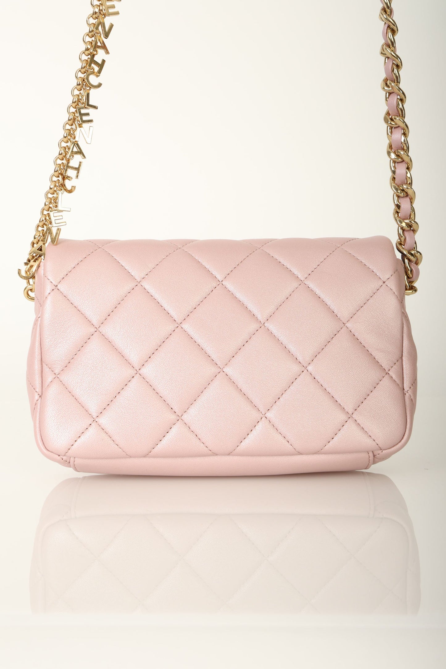 Chanel 24C Iridescent Lambskin Charm Flap Bag