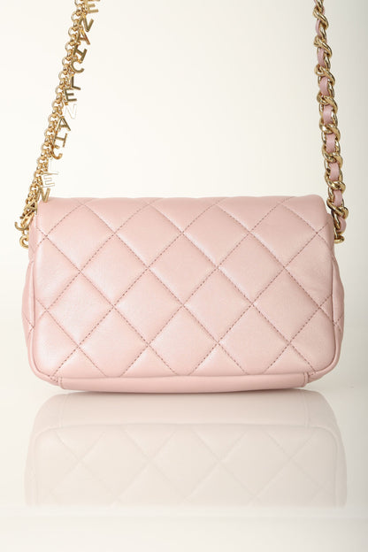 Chanel 24C Iridescent Lambskin Charm Flap Bag