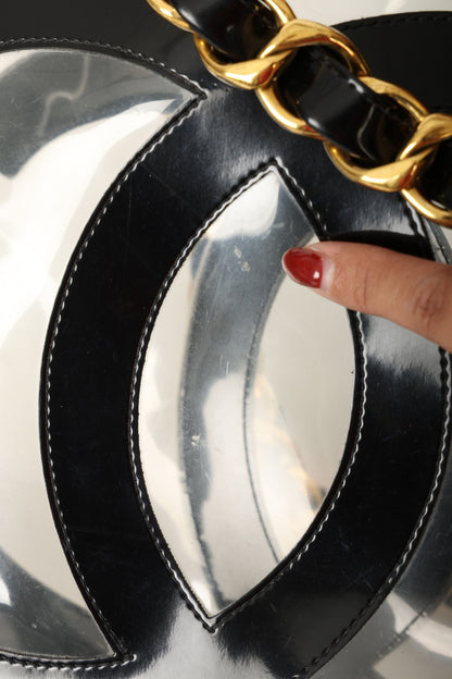 Chanel 1994 Transparent Chunky Chain Tote