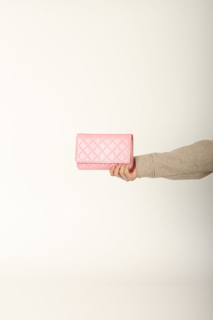 Chanel 23S Iridescent Lambskin Wallet on Chain