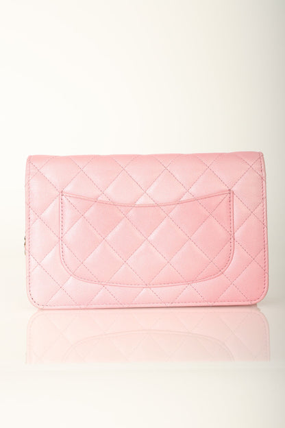 Chanel 23S Iridescent Lambskin Wallet on Chain