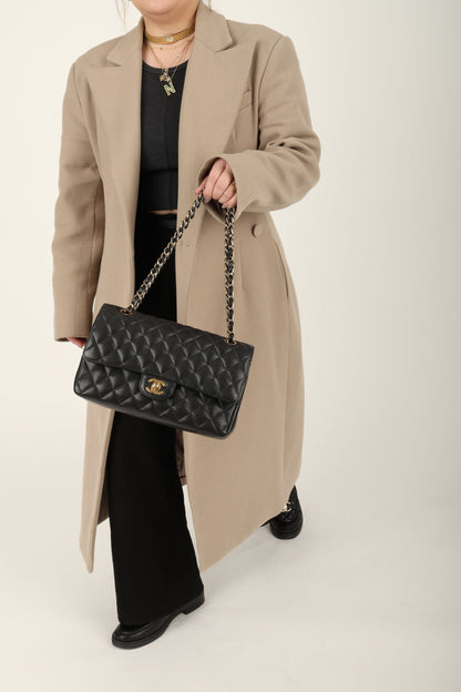 Chanel 2004 Caviar Medium Double Flap