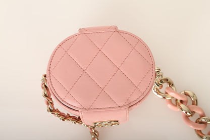 Chanel 2021 Lambskin Mini Chain Vanity