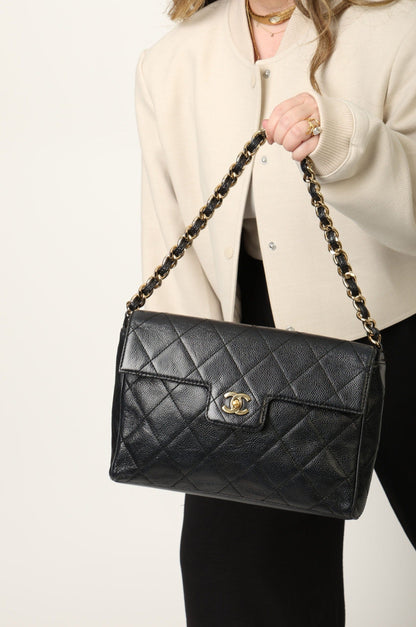 Chanel 2000 Caviar Single Flap
