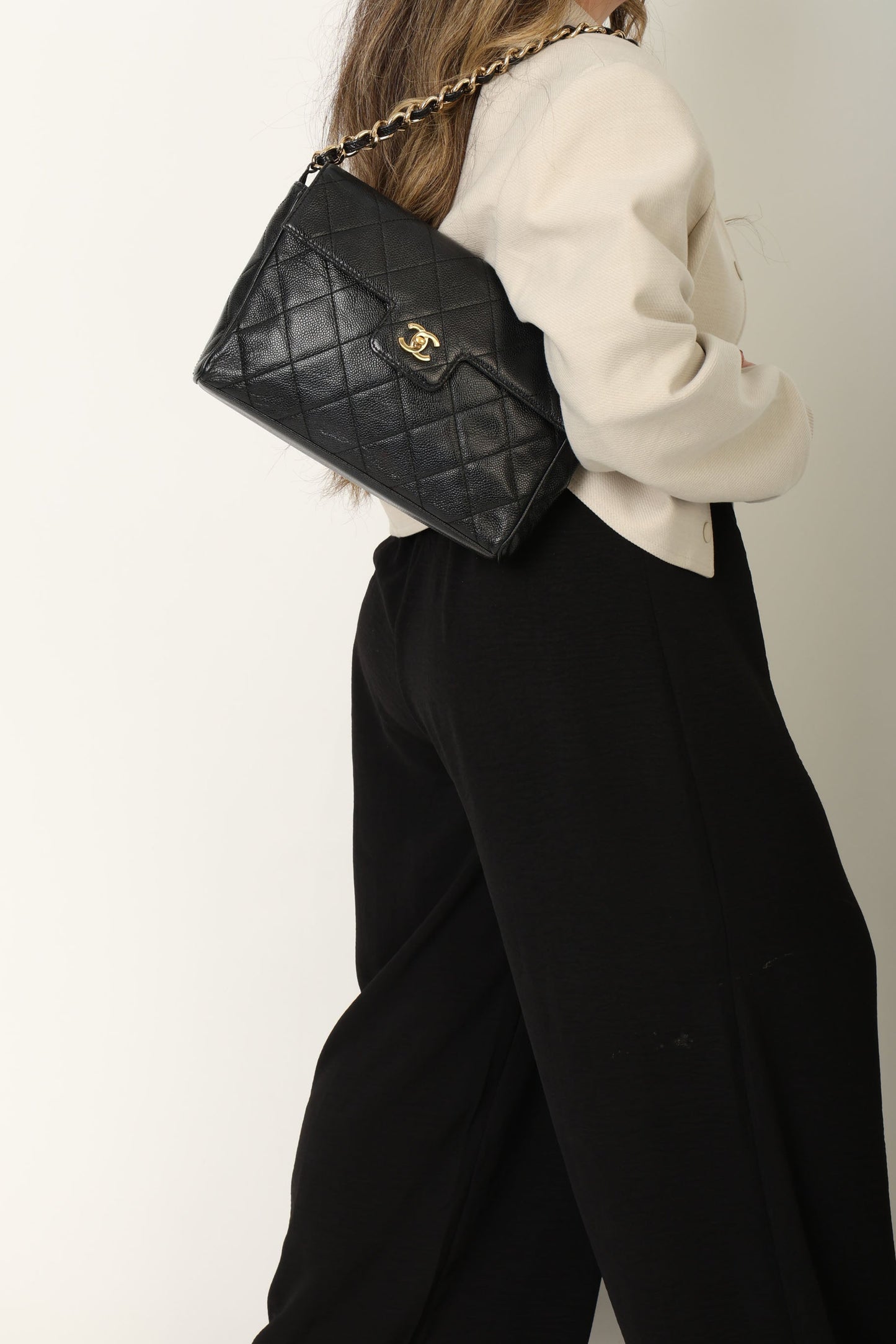 Chanel 2000 Caviar Single Flap