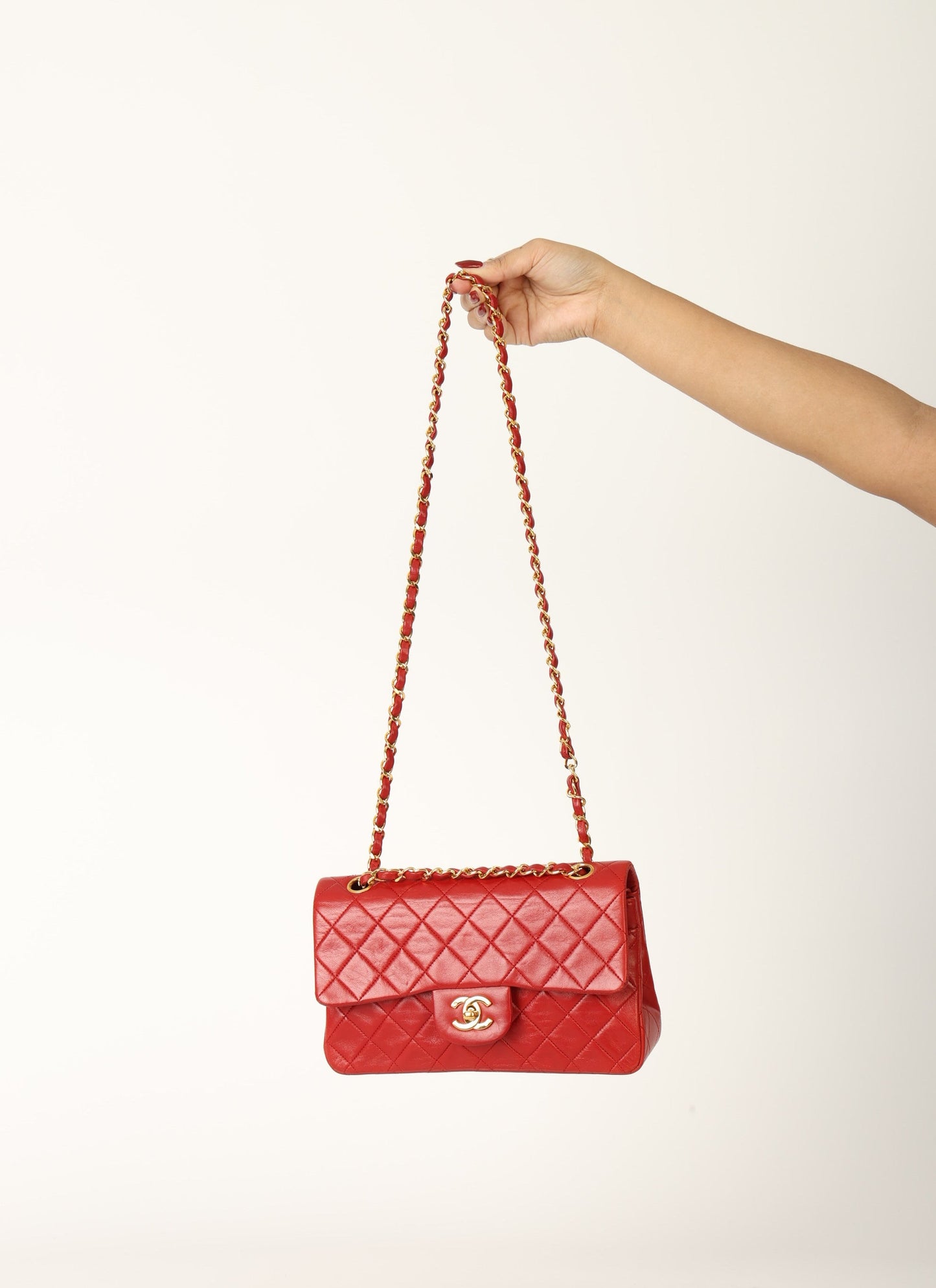 Chanel 1989 Lambskin Small Double Flap