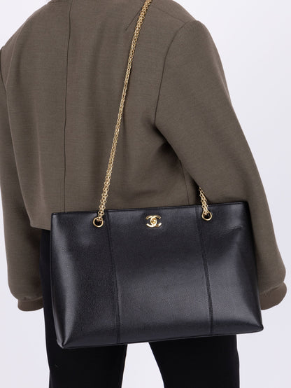 Chanel Caviar Re-Issue Chain Tote