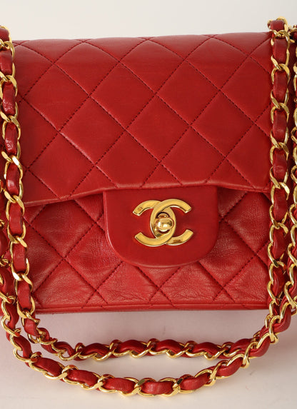 Chanel 1989 Lambskin Small Double Flap