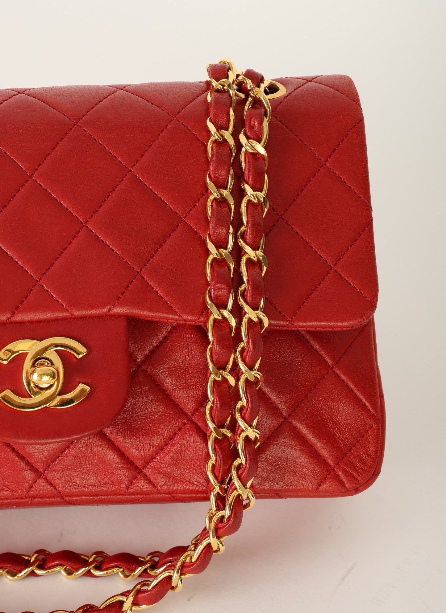 Chanel 1989 Lambskin Small Double Flap