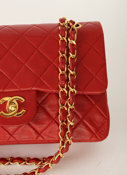 Chanel 1989 Lambskin Small Double Flap