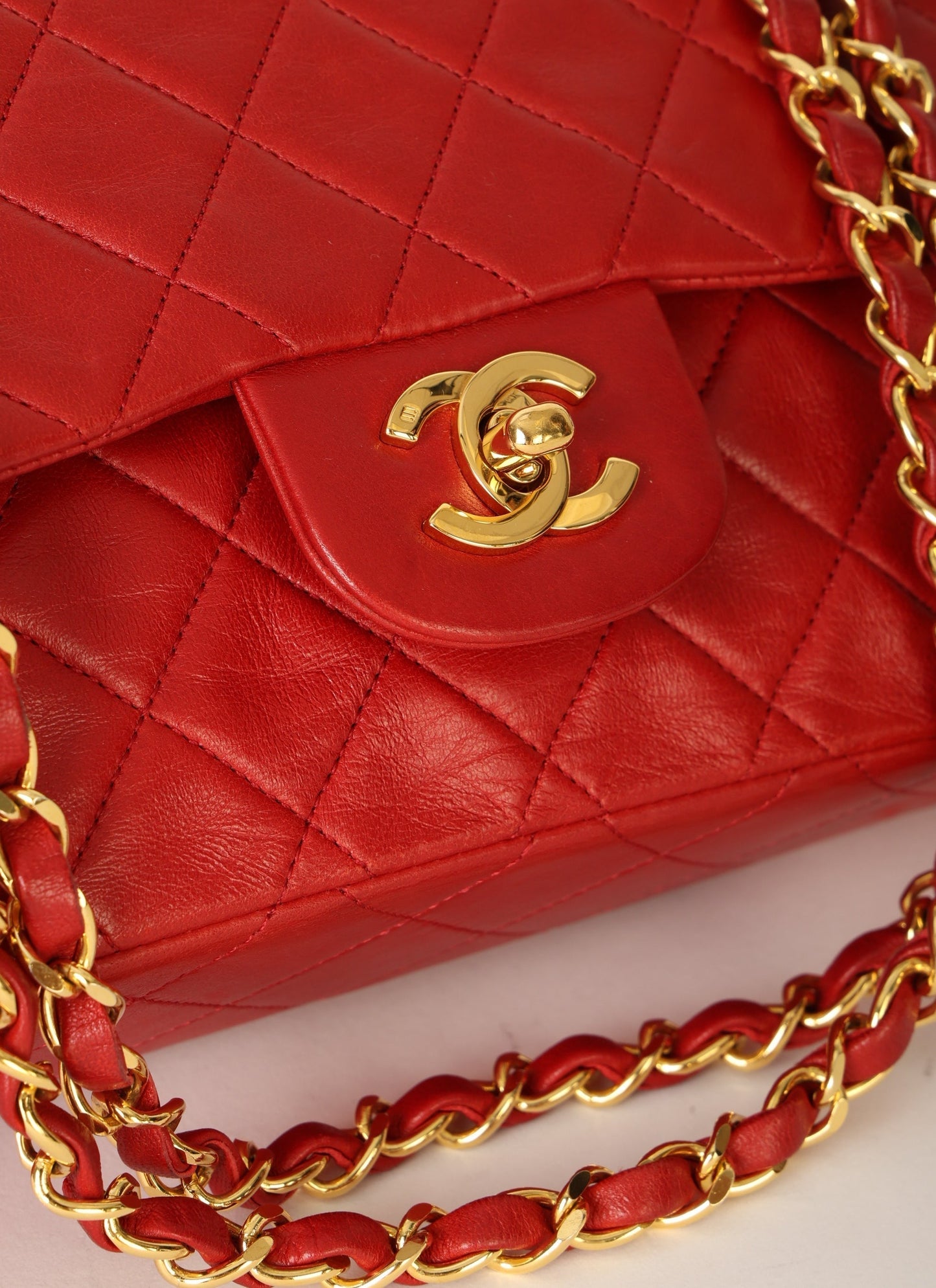 Chanel 1989 Lambskin Small Double Flap