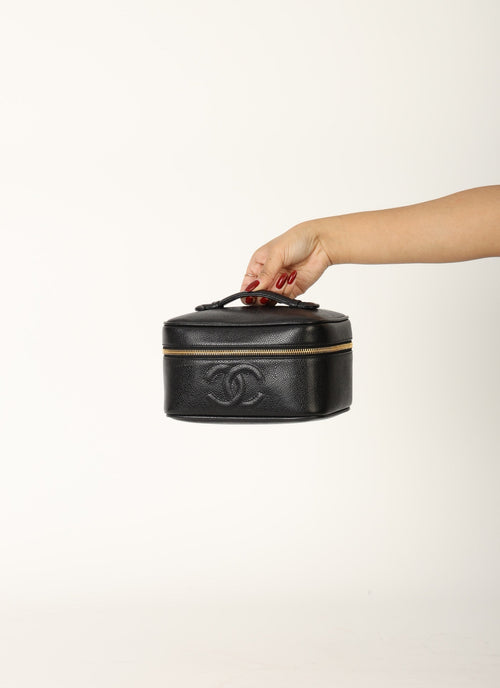 Chanel 1994 Caviar Vanity Case