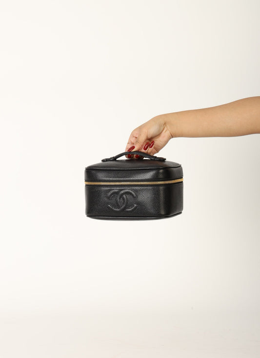 Chanel 1994 Caviar Vanity Case