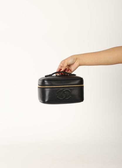 Chanel 1994 Caviar Vanity Case