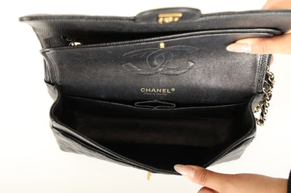 Chanel 2004 Caviar Medium Double Flap