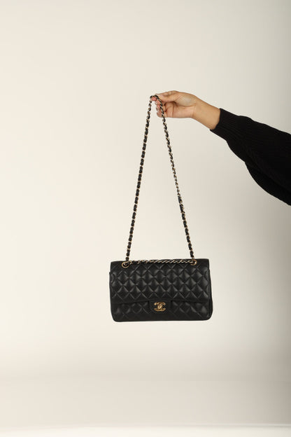 Chanel 2004 Caviar Medium Double Flap