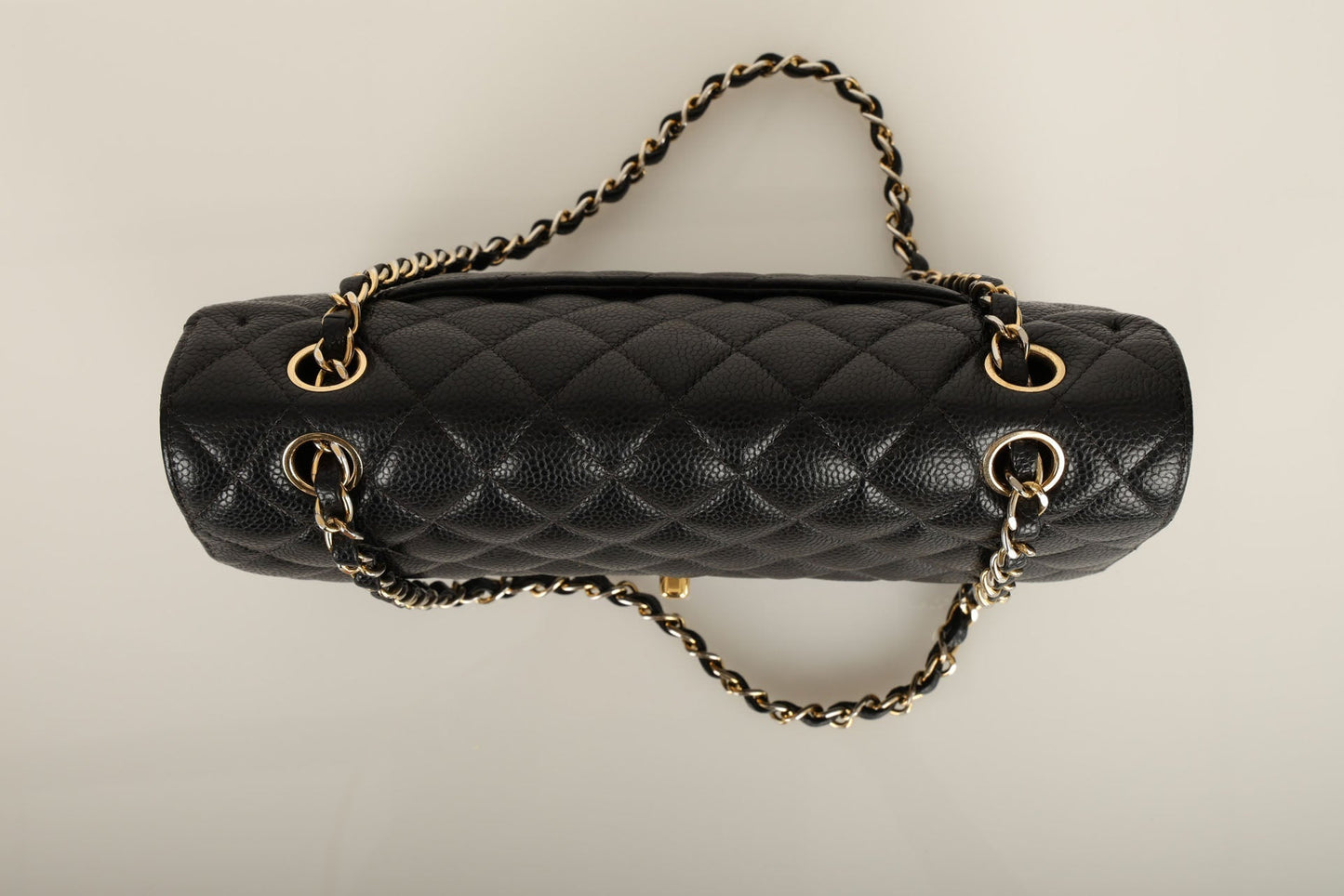 Chanel 2004 Caviar Medium Double Flap