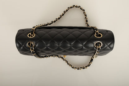 Chanel 2004 Caviar Medium Double Flap