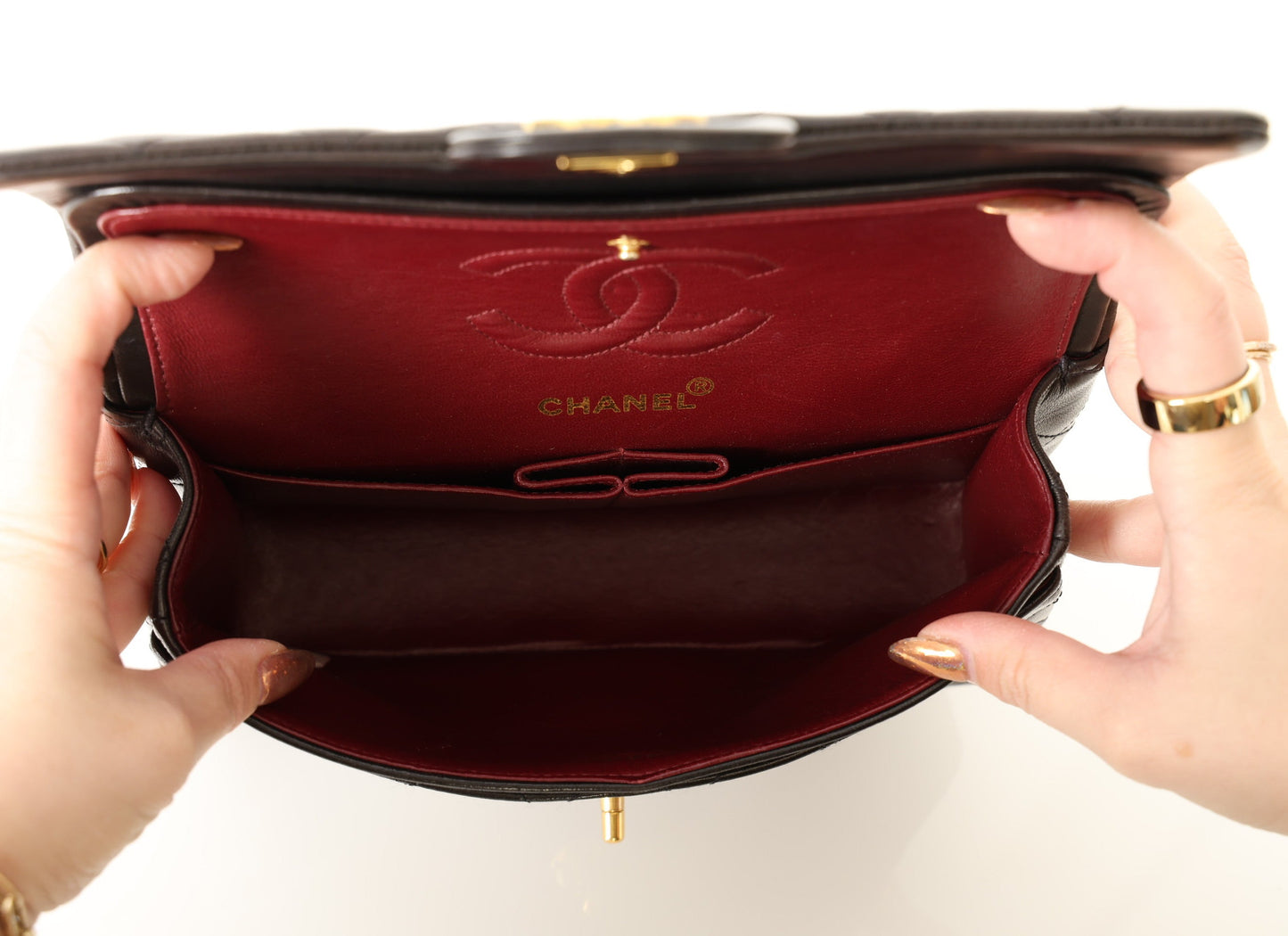Chanel 1994 Lambskin Small Double Flap