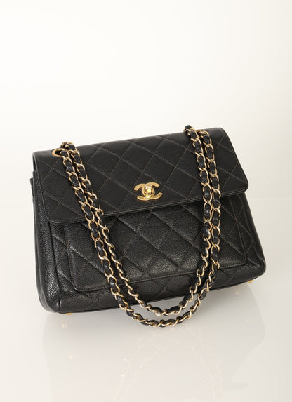 Chanel 2000 Caviar Single Flap
