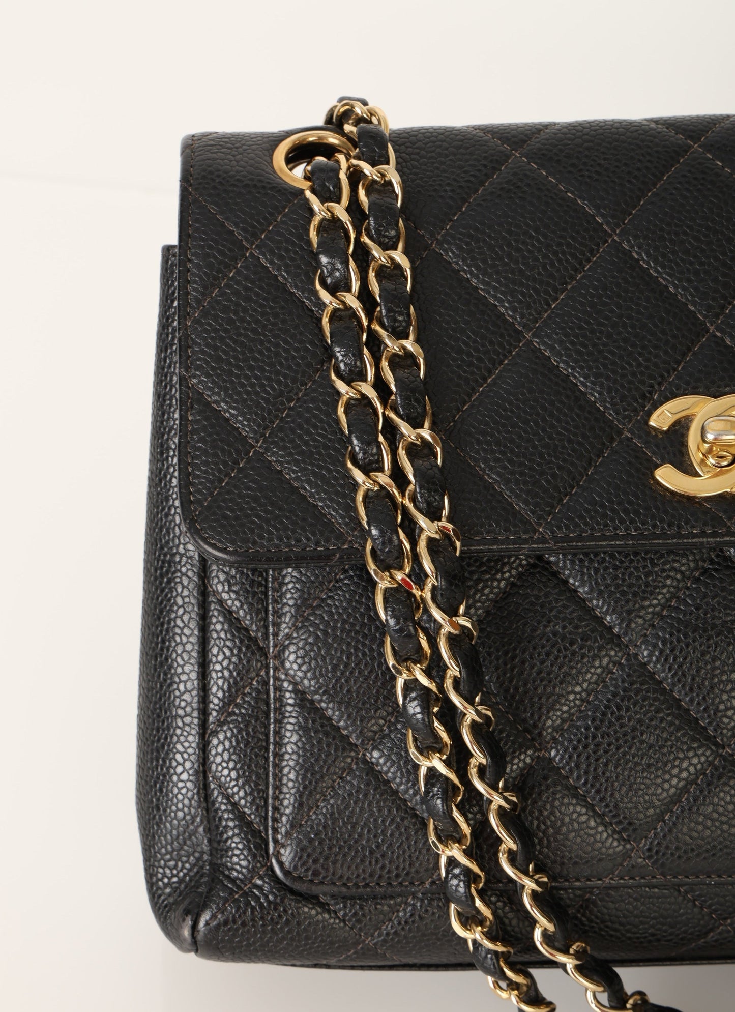 Chanel 2000 Caviar Single Flap