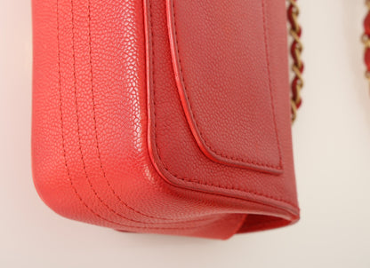 Chanel 2017 Caviar Mini Square Flap