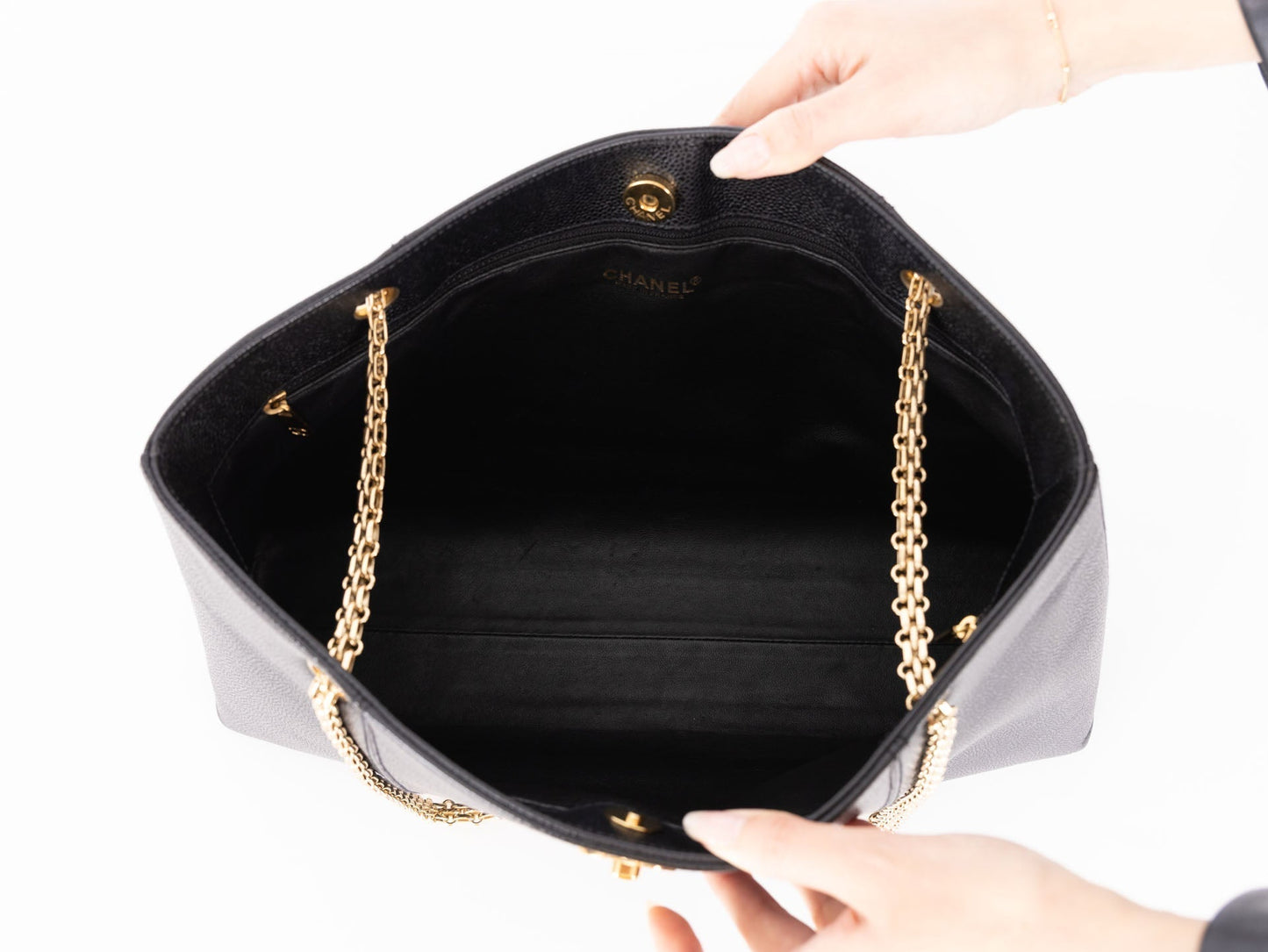 Chanel Caviar Re-Issue Chain Tote
