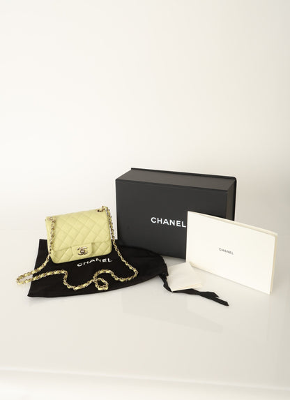 Chanel 23C Lambskin Mini Square Flap