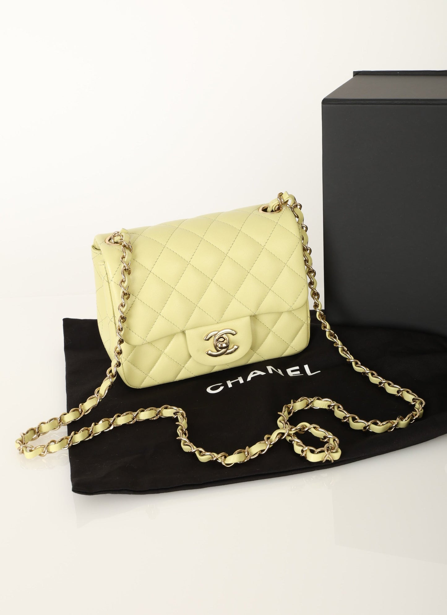 Chanel 23C Lambskin Mini Square Flap